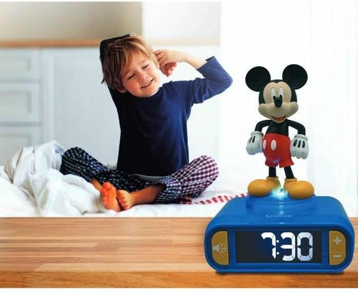 Actual product image Lexibook Mickey Mouse alarm clock with 3D night light figure and special ringtones