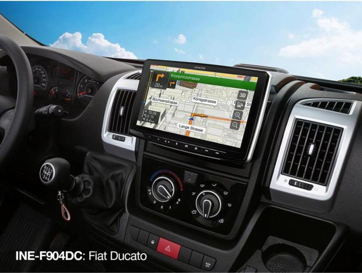 Actual product image Alpine INE-F904DC Halo9 mit LKW- und Reisemobilprofilen, 9-Zoll Display, GPS (9")