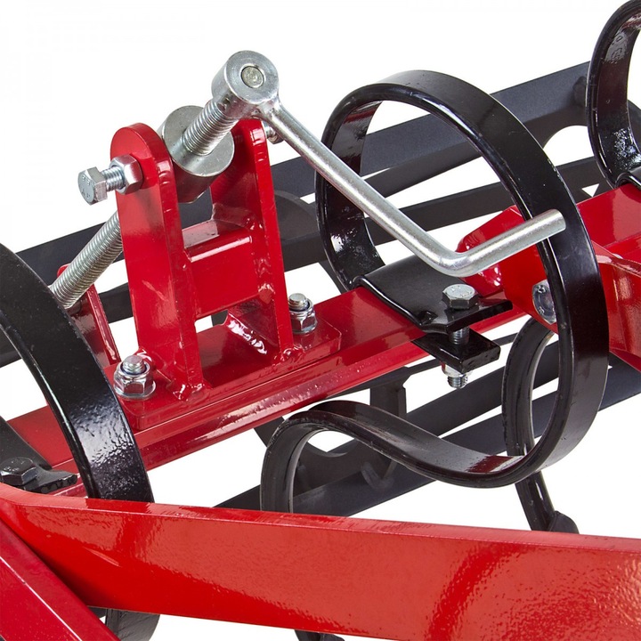 Actual product image Dema Traktor Grubber Saatbeetgrubber Egge Vertikutierer Kultivator mit Krümelwalze