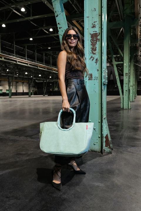 Actual product image reisenthel loopshopper L frame cord mint