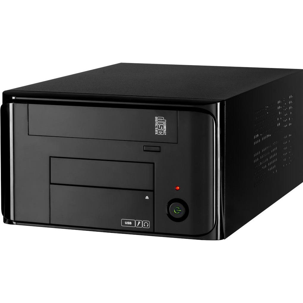 Intertech MI-008 (Mini-ITX), PC Gehäuse, Schwarz