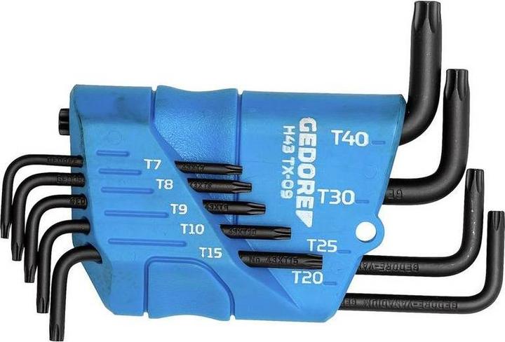 Actual product image Gedore 43 TX08 offset screwdriver set in holder TX T10T45 (TX)