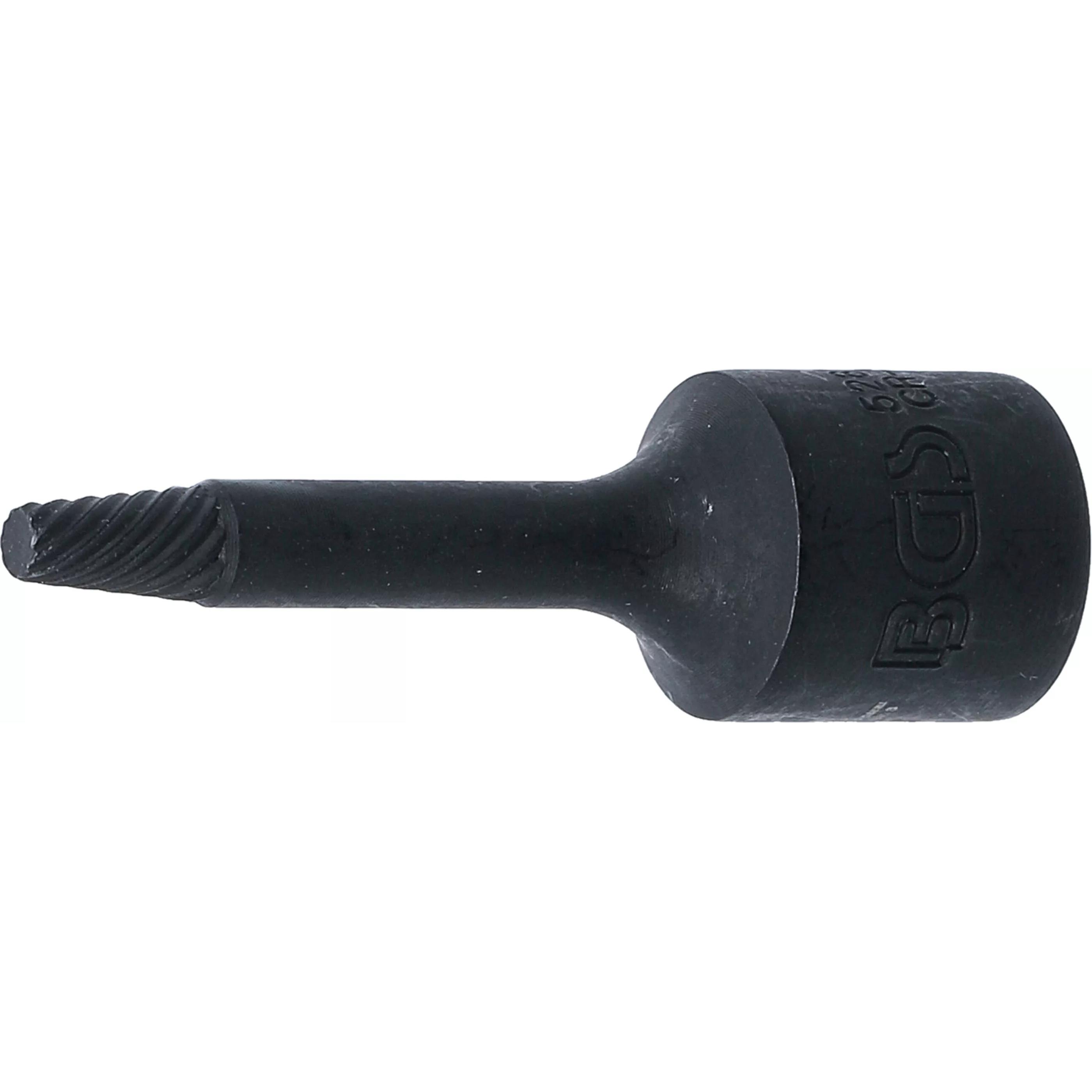 BGS, Maschi + Giramaschi, Bussola esagonale / cacciavite con profilo elicoidale 10 mm (3/8") 4 mm