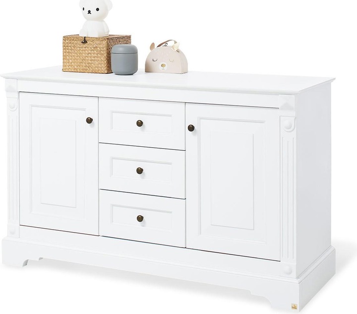 Produktbild Pinolino Kinderzimmer-Set 'Emilia' extrabreit gross inkl. Wandregal, 4-tlg. (Kinderkleiderschrank)