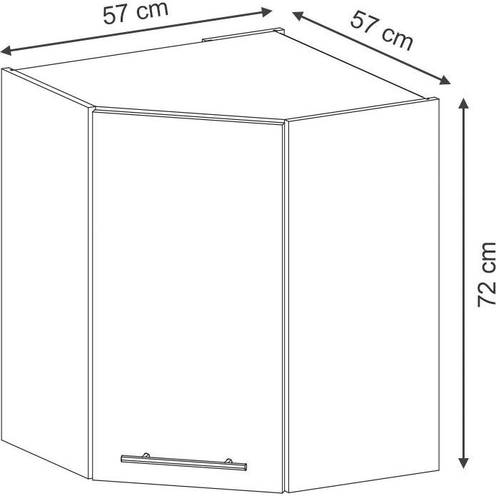 Thumbnail - Vicco, Regal, Eckhängeschrank Fame-Line