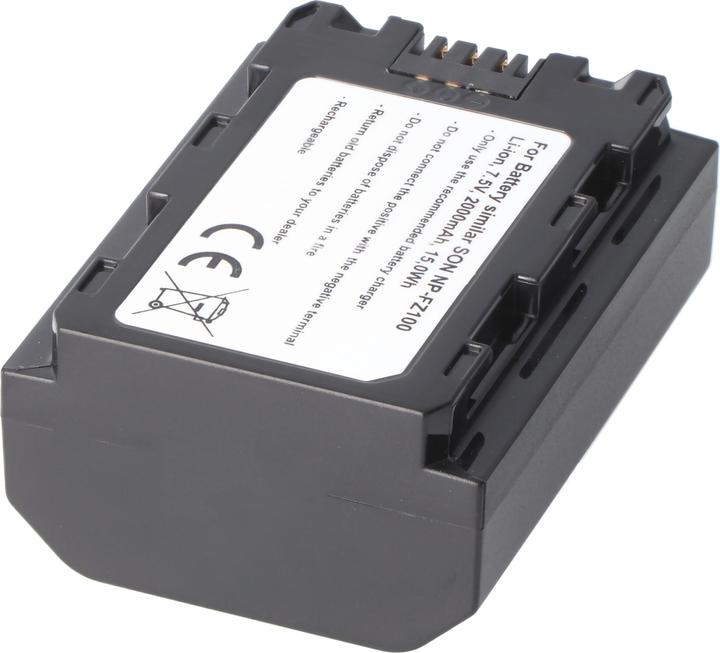 Actual product image AccuCell Battery Sony NP-FZ100, A7 Mark 3, A7R Mark 3 (Rechargeable battery)