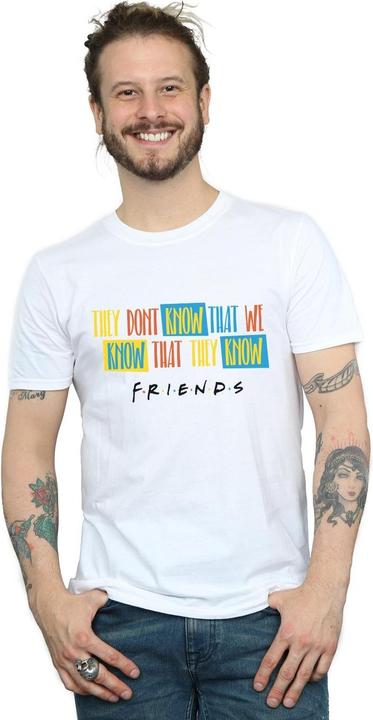 Immagine prodotto Friends They Don't Know Script Maglietta Uomo (M)