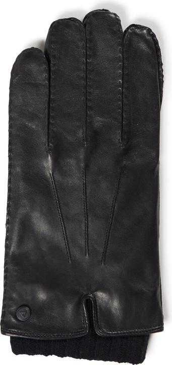 Produktbild Cash-Mere Lederhandschuhe mit Pulswärmer und Touchscreen tauglich (M)