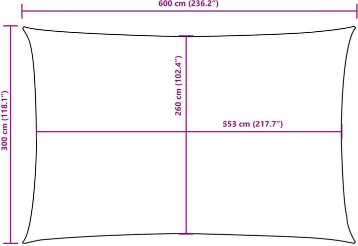 Produktbild vidaXL Nezhatok (3 x 6 m)
