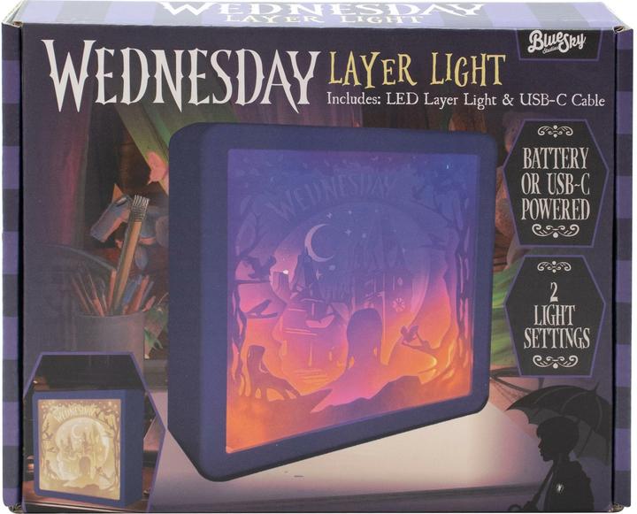 Image du produit Blue Sky Wednesday Layer Light-Lampe Wednesday Silhouette 22 cm