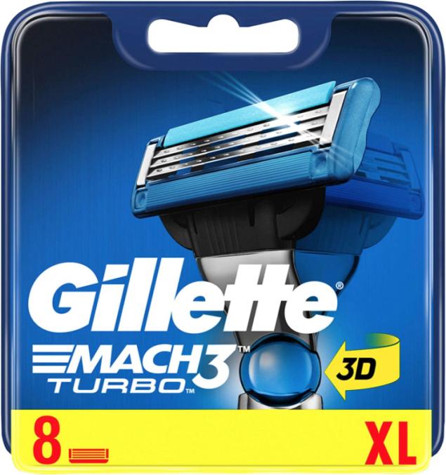 Produktbild Gillette Mach3 Turbo (8x)