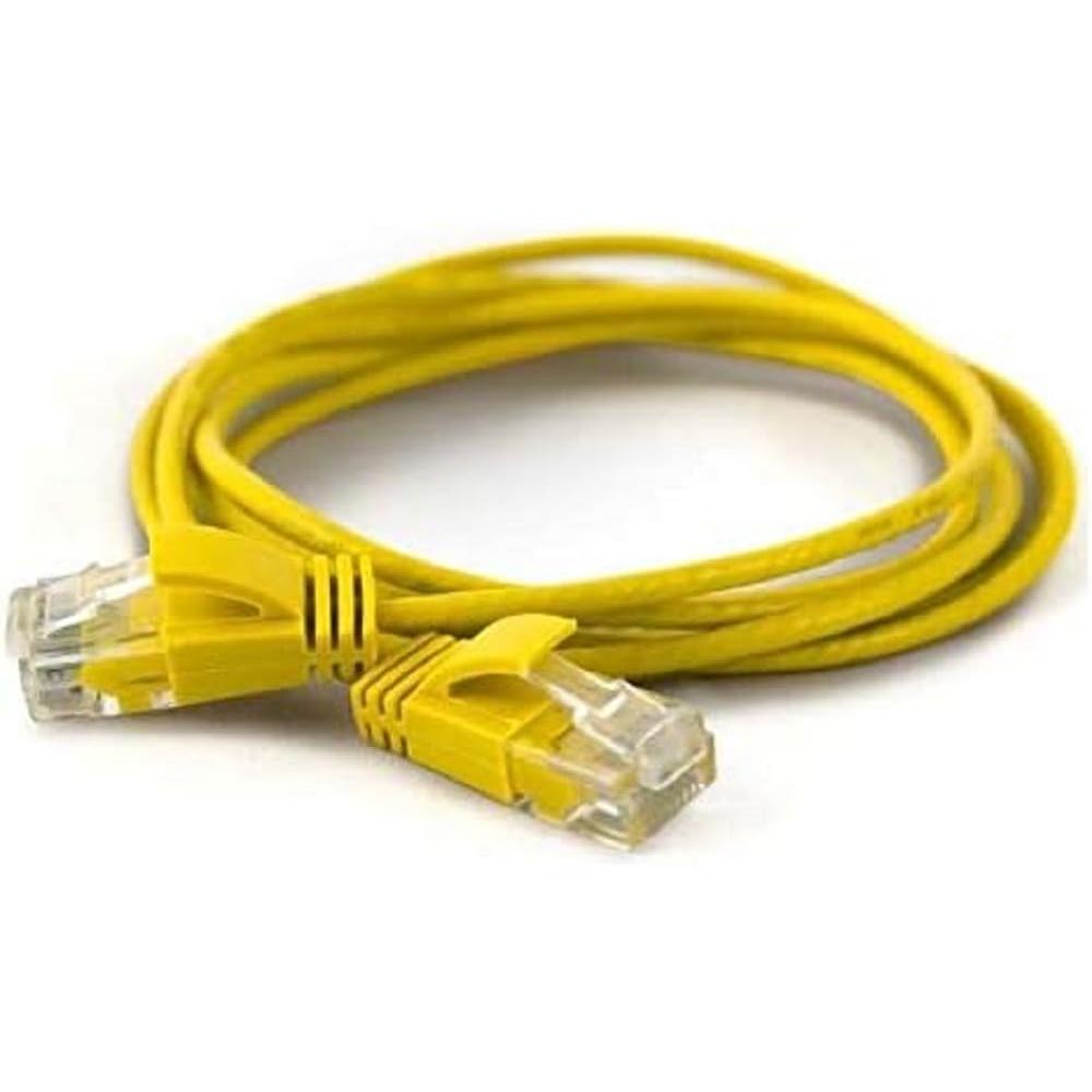 Thumbnail - Wantec wW Patchkabel CAT6A (rund 2,8mm) UTP gelb 3,0m (U/UTP, CAT6a, 3 m), Netzwerkkabel