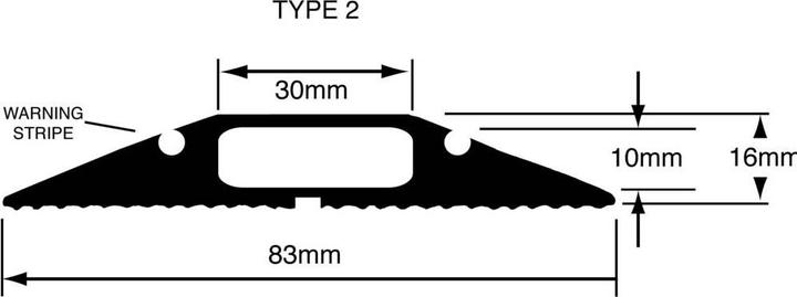 Produktbild Vulcascot Kabelschutzabdeckung 3m HZ2 (Kabelbrücke, 300 cm)