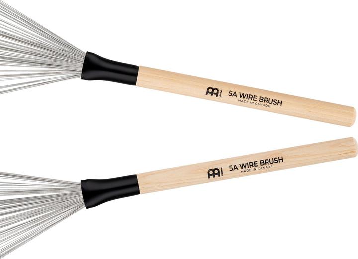 Actual product image Meinl Fixed Wire Brush - 5A (Drumsticks)