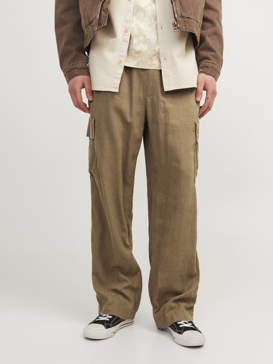 Actual product image Jack & Jones Jpstbill Jjnate Linen Blend Cargo Jogger (S)