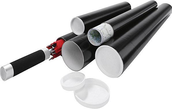Immagine prodotto kaiserkraft Rotolo per spedizioni, nero, lungh. x Ø 430 x 60 mm, a partire da 20 pz.. (1 x)