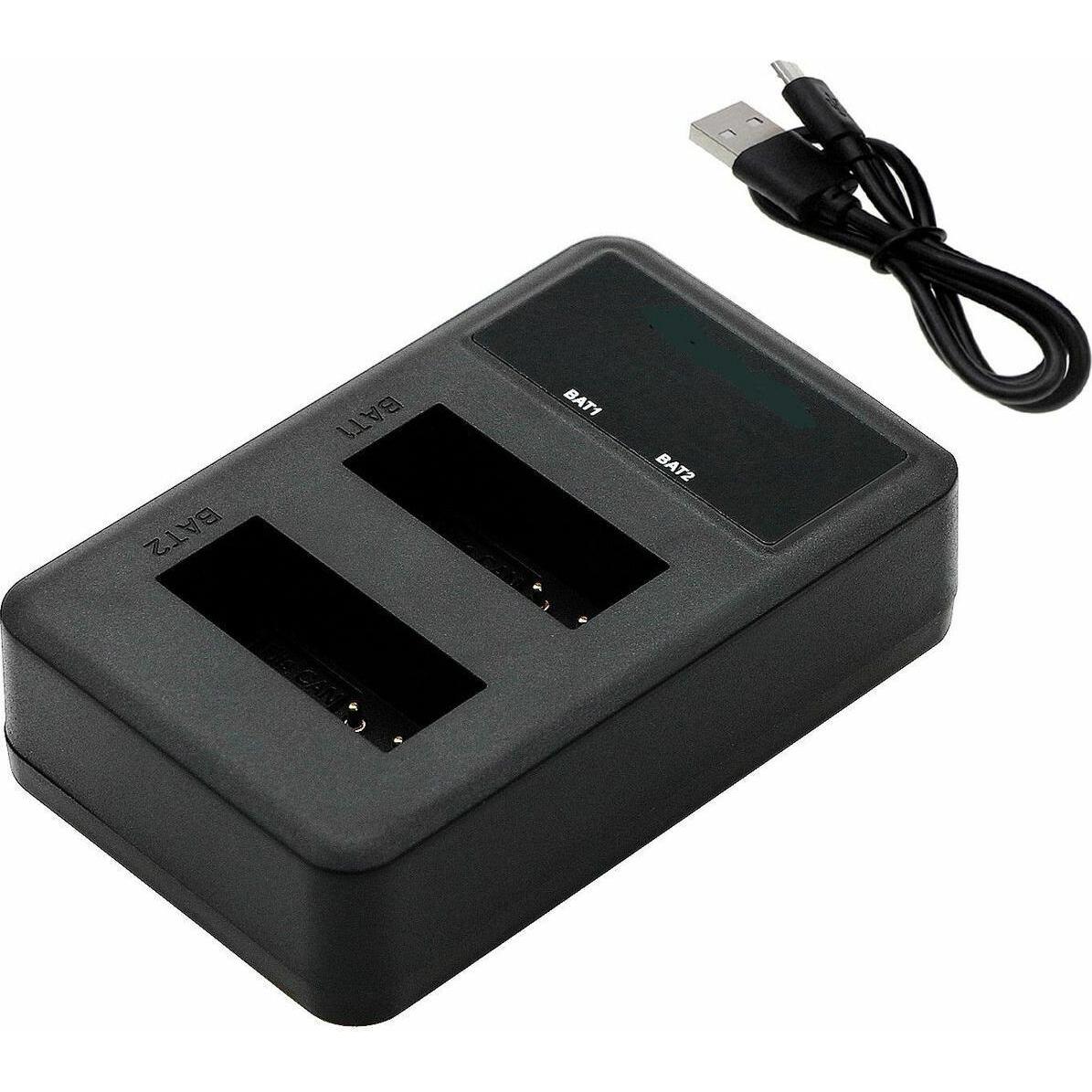 CoreParts Charger for DJI Camera (Akku), Kamera Stromversorgung, Schwarz