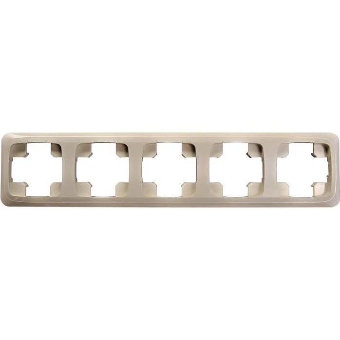 Liregus, Zubehör Schalterprogramm, FRAME 5SEATS K14-135-05 SAND