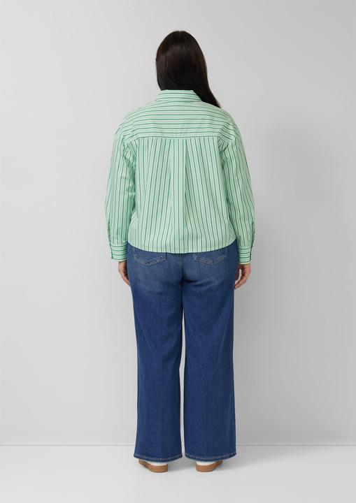 Immagine prodotto s.Oliver Bluse Verkürzte Popeline-Bluse im Relaxed Fit (46)