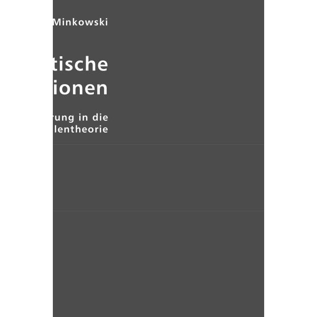 Diophantische Approximationen, Fachbücher von Hermann Minkowski