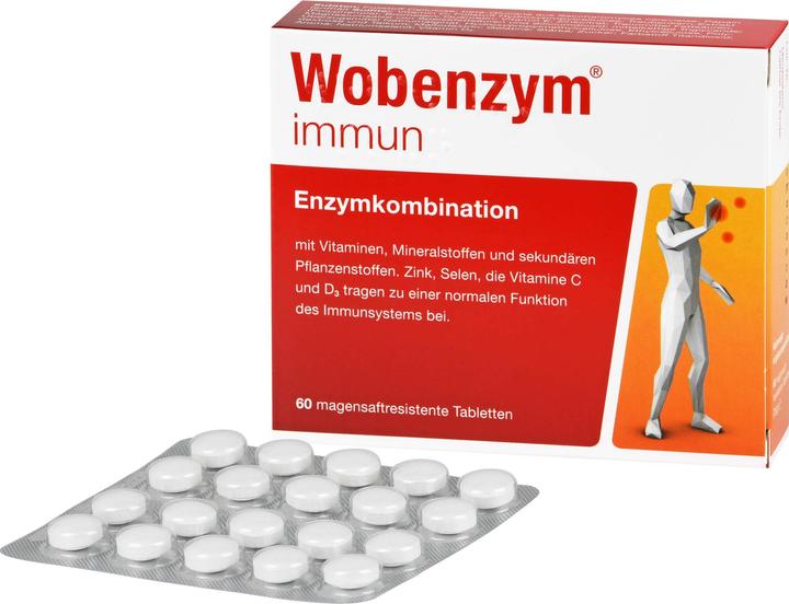 Actual product image Wobenzym immune tablets, 60 pcs. tablets (60 Piece, Pills)