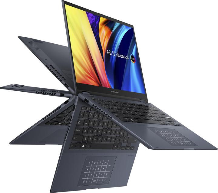 Produktbild ASUS Vivobook S14 Flip OLED (14", 512 GB, 16 GB, DE, Intel Core i5-12500H)