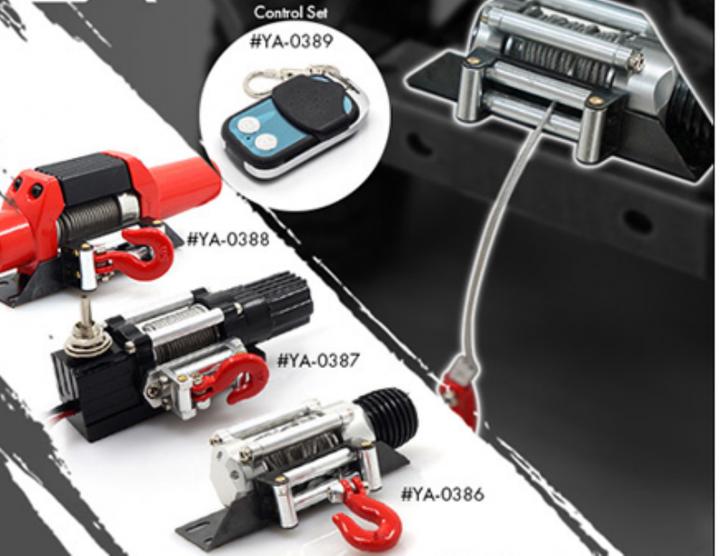 Image du produit Yeah Racing Récepteur de treuils et télécommande radio