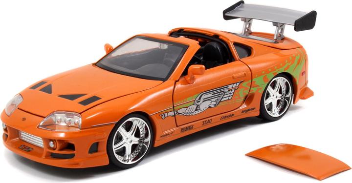 Produktbild Jada The Fast and Furious Hollywood Rides 1/24 1995 Toyota Supra avec Brian O'Connor figurine
