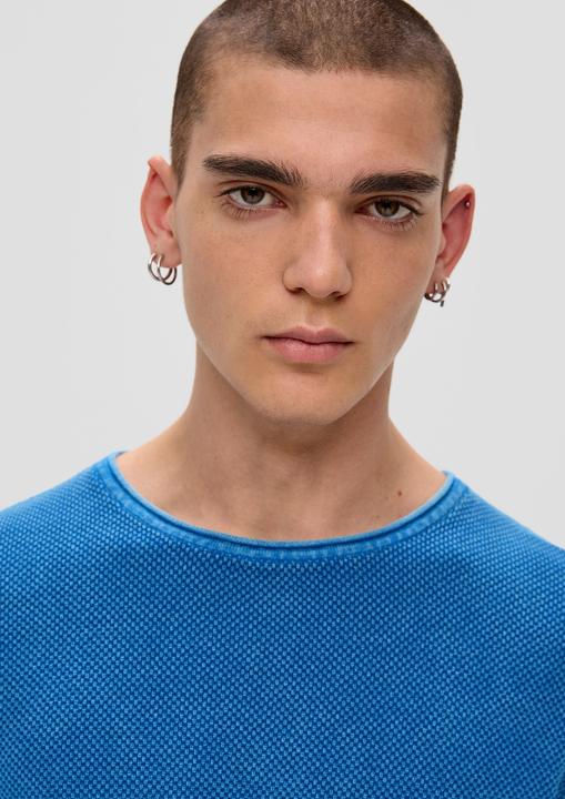 Image du produit s.Oliver Strickpullover Leichter Strickpullover mit Musterstruktur (M)