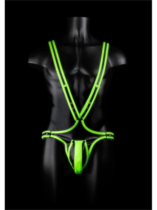 Actual product image Ouch! Full Body Harness - Glow in the Dark