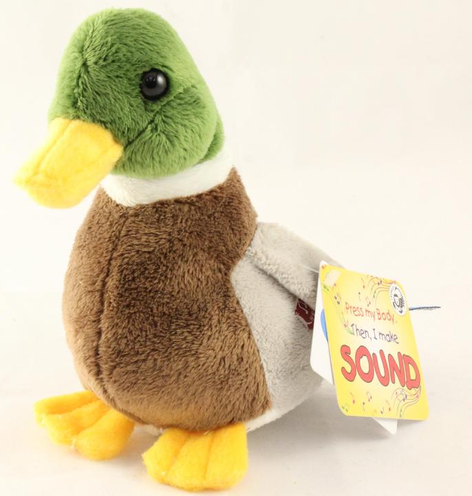 Image du produit Uniring Peluche canard avec voix (15 cm)