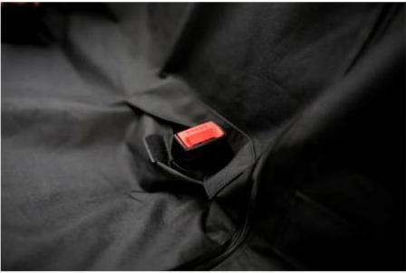 Actual product image Kerbl Car protective blanket for the back seat (Dog, Safety closure, Machine washable)