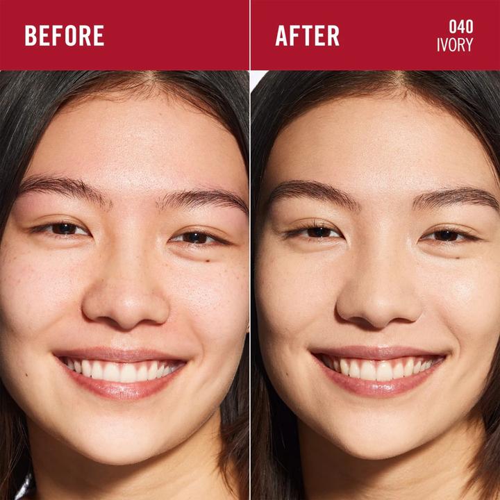 Produktbild Rimmel London Multi-Tasker Wake Me Up Foundation & Concealer 040 Ivory Lässt dunkle Augenringe aufhellen Metallic (040 - Ivory, Ivory)