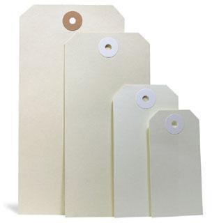 Produktbild Transpak Etiketten m.Anhängeöse Masse 80x160mm Qualität 190g/qm altweiss altweiss