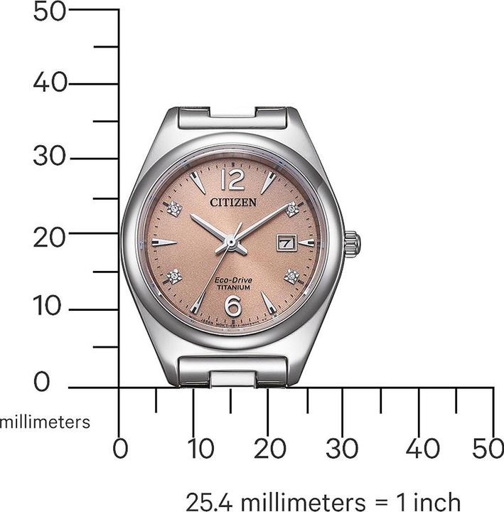 Image du produit Citizen EW2601-81Z Eco-Drive Titanium Montre Femme 29mm 10ATM (Montre analogique, 29 mm)