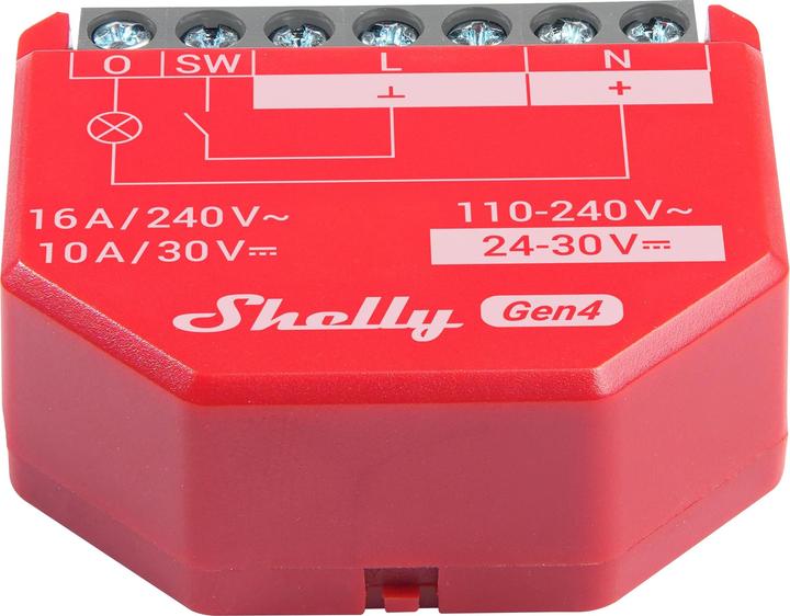 Immagine prodotto Shelly 1PM Gen4 (Attuatore dell'interruttore)