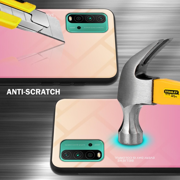Actual product image Cadorabo TPU 2 colors glass envelope (Xiaomi Redmi 9T, Xiaomi Poco M3)