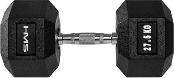 Actual product image HMS hantel Hex Pro gumowany 1 x 27.5 kg (1 x 27.5 kg)