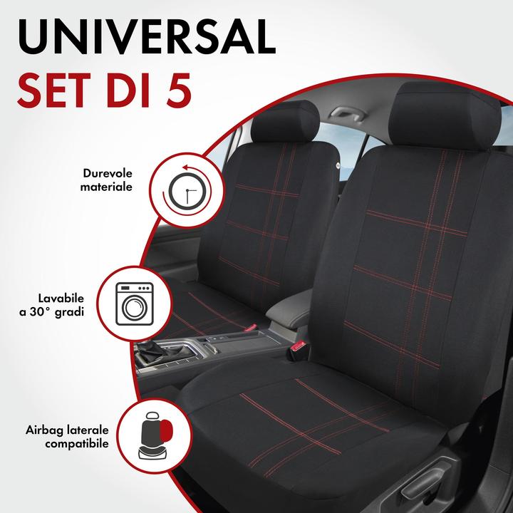 Produktbild CarComfort Autositzbezug Nashville schwarz