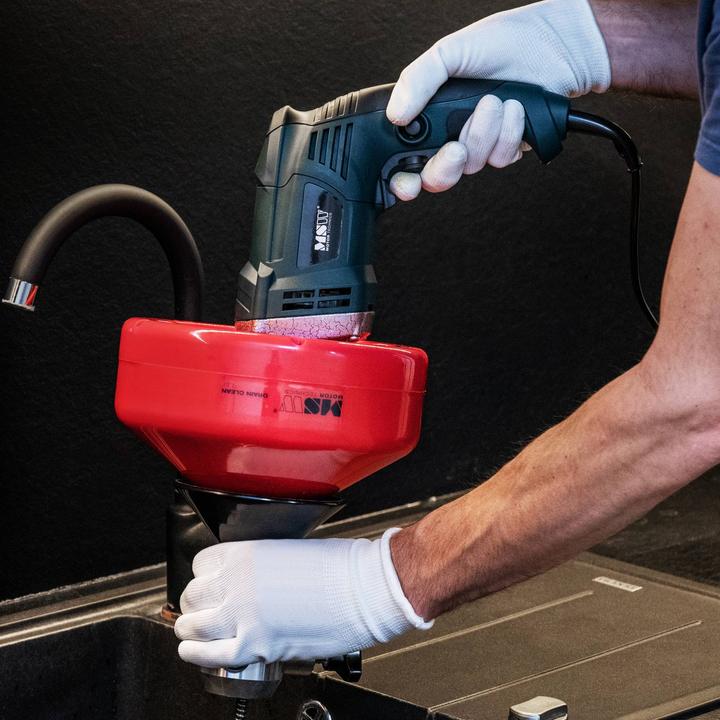 Produktbild MSW Rohrreinigungsspirale elektrisch Abflussspirale Rohrreinigungsmaschine (1 Stk.)