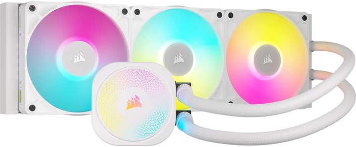 Image du produit Corsair iCUE LINK TITAN 360 RX RGB White AIO, 360mm Radiator, Liquid CPU Cooler