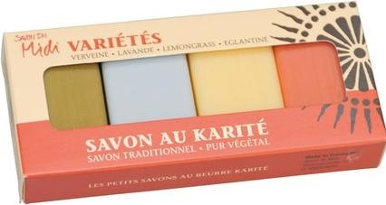 Actual product image Savon Du Midi Guest soaps Variétés 4x20g