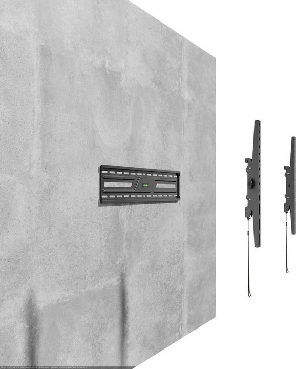Produktbild Gembird Tv stiprinājums TV wall mount (tilt) 37”-86” 8716309135283 WM-86T-01 (8716309135283) (Wand, 75 kg, 37" - 86")