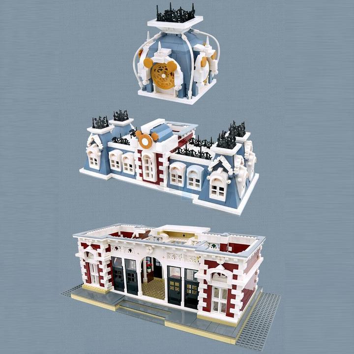 Produktbild Mould King MKingLand: The Station of The Creamland