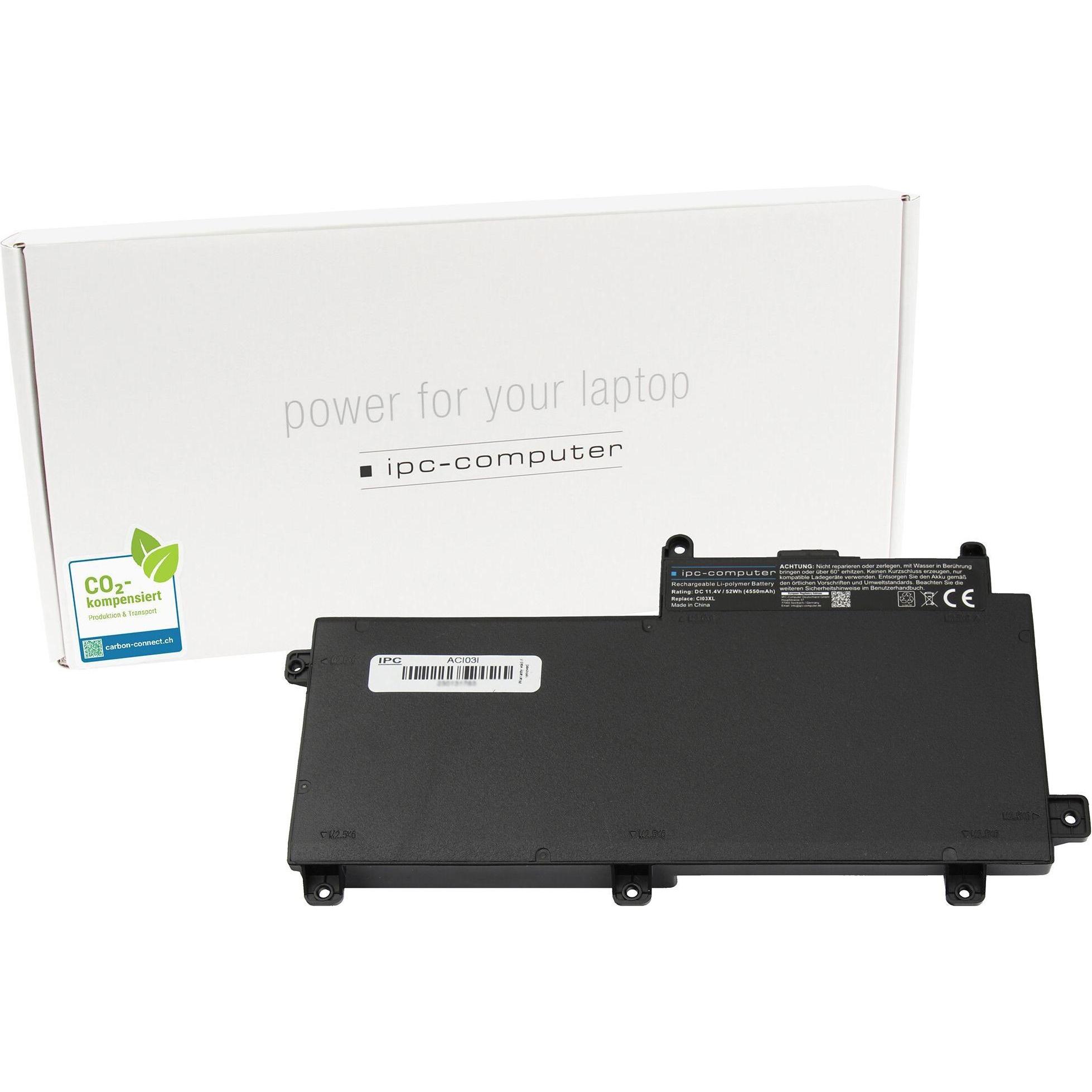Thumbnail - IPC CI03XL (3 Zellen, 4550 mAh), Notebook Akku