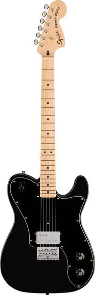Squier Paranormal Esquire Deluxe MN Metallic Black electric gitaar (Electric guitar)