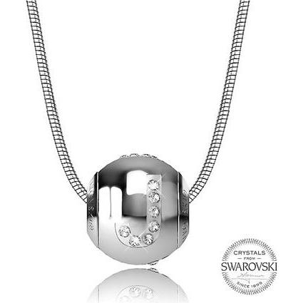 Levien, Halsschmuck, Steel necklace letter J CLET-J (L)