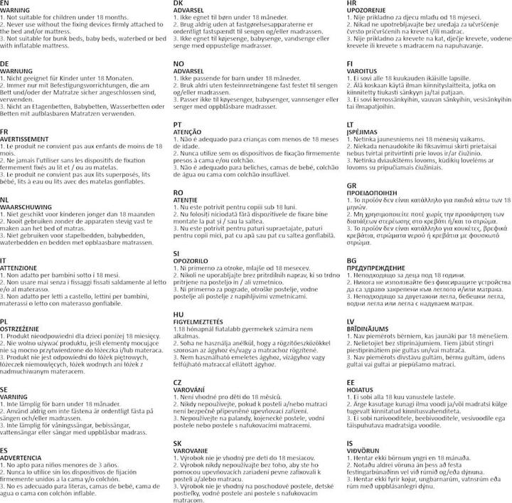 Actual product image vidaXL Bettgitter (100 x 25 x 70 cm)