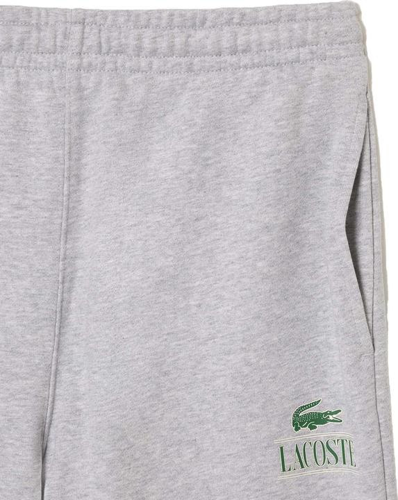 Actual product image Lacoste Unisex Adult Fleece Printed Signature Shorts (XS)