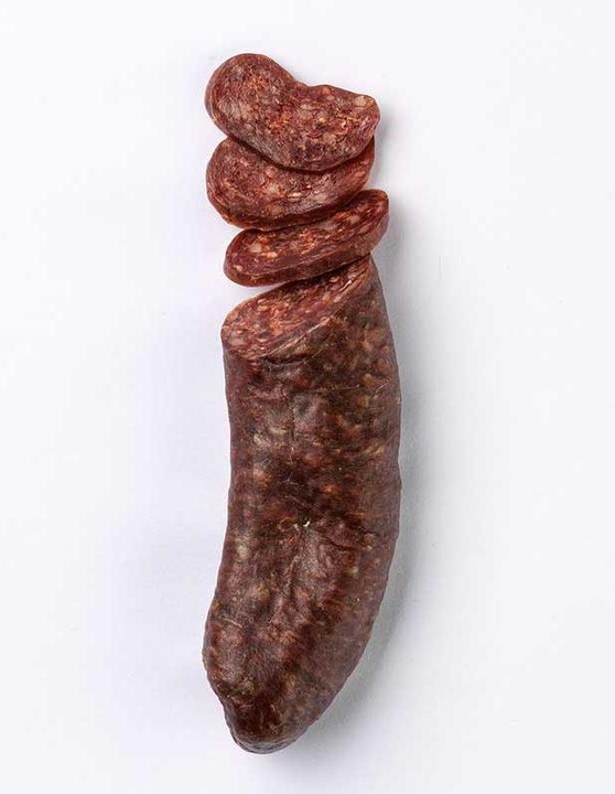 Produktbild Alpahirt Rindsalsiz mit Bündner Chili (120 g)